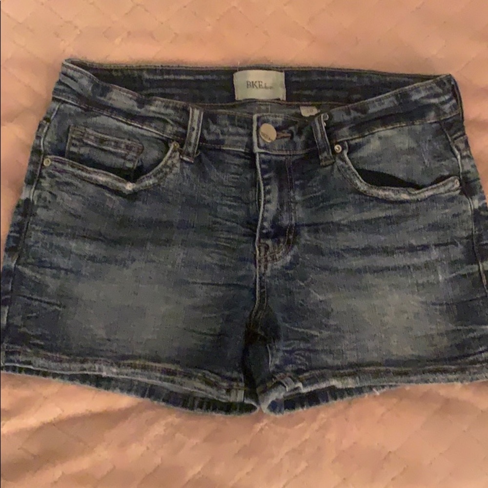 Buckle Jean Shorts